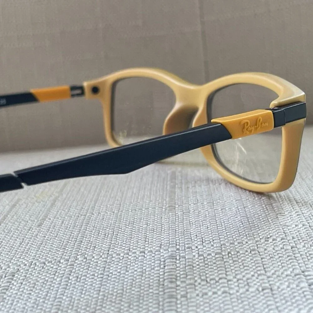 Ray-Ban Youth Eyeglasses Frame Black/Yellow Tone RB1546 46[]16 125 Glasses
